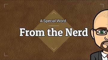 Get Well Soon! (A Special Word from the Nerd)