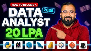 How to become a Data Analyst in 2026 | Complete Roadmap for Data Analyst🔥🚀