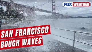 It Was A Day Of Rain And Strong Winds For Residents Of San Francisco On Tuesday