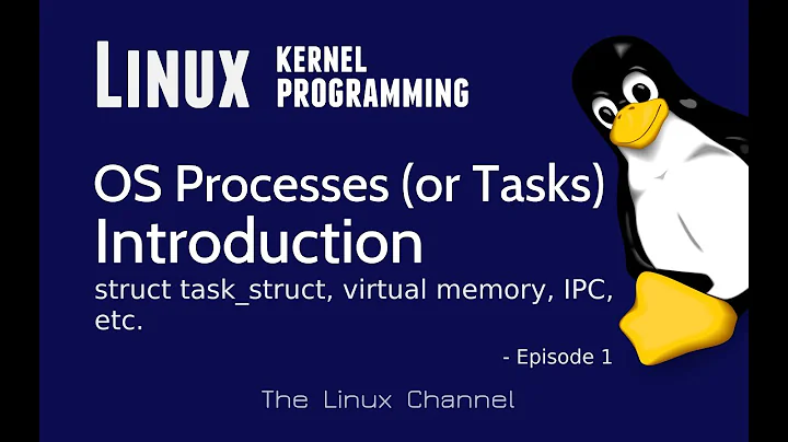 281 Linux Operating System - User-space Processes, Virtual Memory - Intro - struct task_struct - Ep1