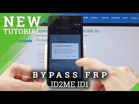 How to Unlock FRP in ID2ME ID1 - Bypass Google Verification