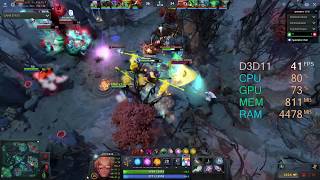 Geforce Gt 1030 -- Intel Core I3-4160 -- Dota 2 Fps Test