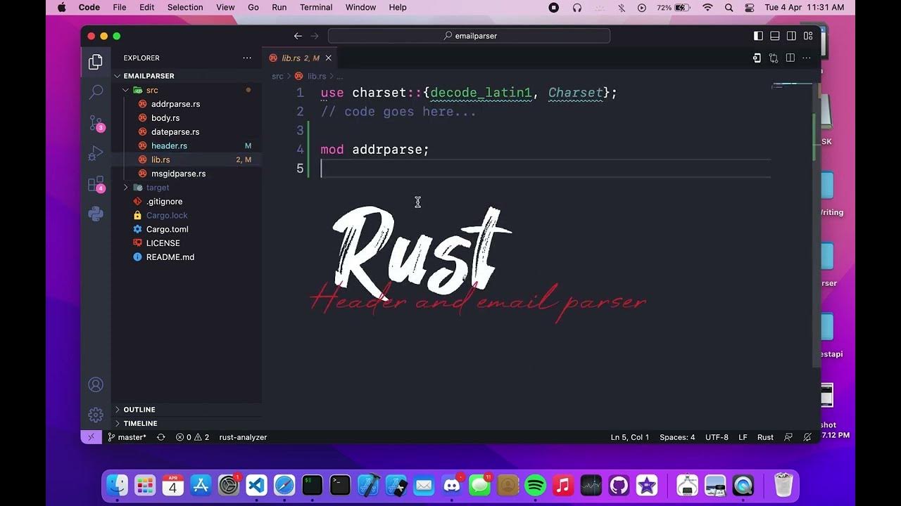 Rust Parsing Email Headers Decoding Words & IDS, Tokenise Headers ...