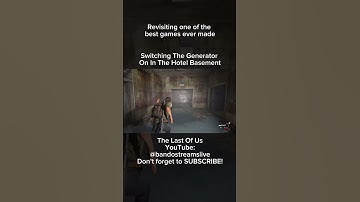 Switching the generator on in the hotel basement ☠️ #thelastofus #thelastofus2 #gameplay #horror