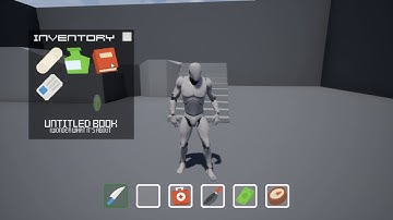Inventory Drag and Drop UE4 - Item details, hot bar and inventory