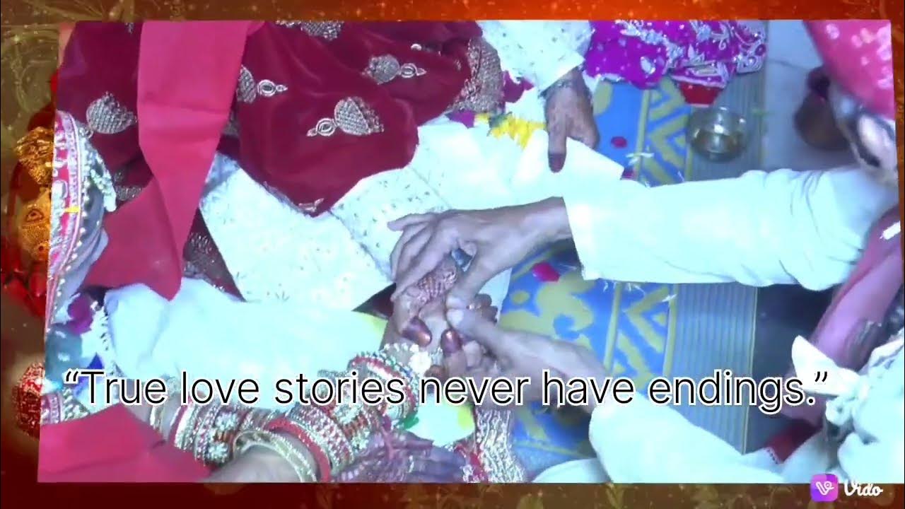 True Love Stories Never Have Endings.” | Our First Video - Youtube