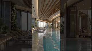 Luxurious apartment interior design ideas #3d visualization #modern interior 3d rendering