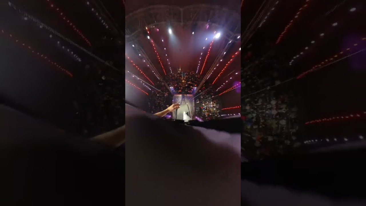 Wheel of death front flip: daredevil circus act!