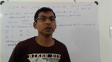 CSIR NET JUNE 2016 Q.45 SET-A MATHS SOLUTION | ABSOLUTE VALUE APPROXIMATION
