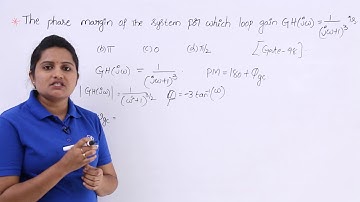 GATE Problem 1 on Phase Margin