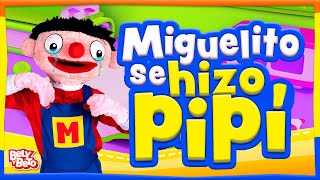 Miguelito se hace pipí en clase  Bely y Beto