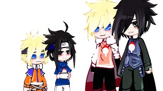 💖🐰Sasuke and Naruto meet their future selves✨🎉//sasunaru