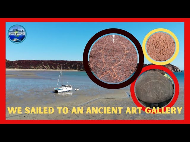 We sailed to an ancient ART GALLERY