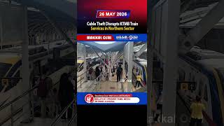 Cable Theft Disrupts KTMB Train Services in Northern Sector
