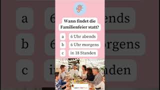 A1 Hören Teil 3 Übung 7 | Goethe Zertifikat/telc/Start Deutsch | Practice Material | #learngerman