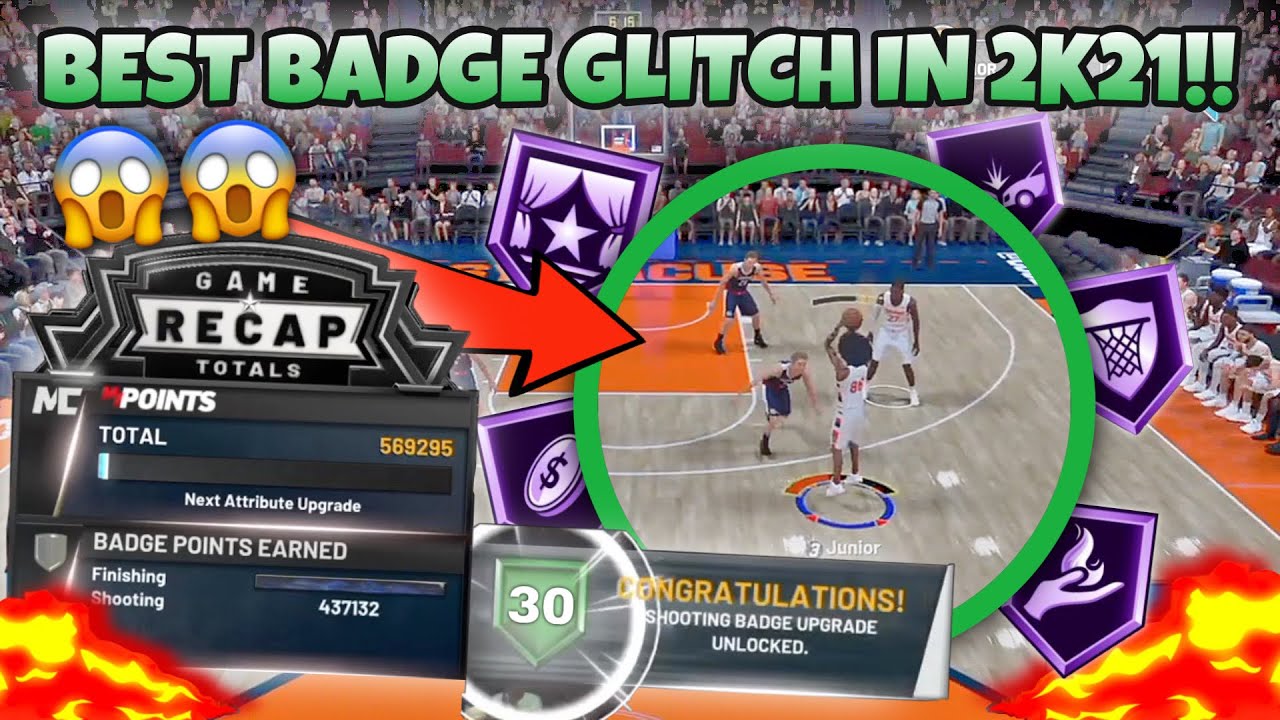 HOW TO DO THE BEST BADGE GLITCH IN 2K21‼️😳 (MAX YOUR PLAYER OUT) *WORKS ON ALL BUILDS & BADGES*🔥