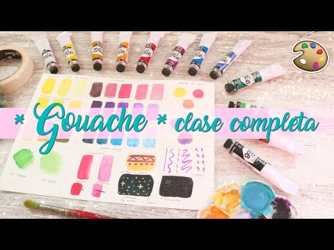 Video: Cómo Pintar Con Gouache