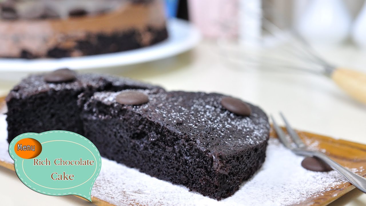 เค้กช็อกโกแลต Rich Chocolate Cake - 1 Minute Cooking