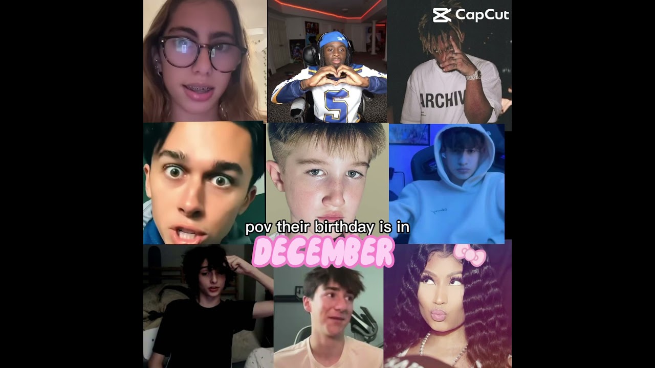 I know my birthday is December 12, 2014