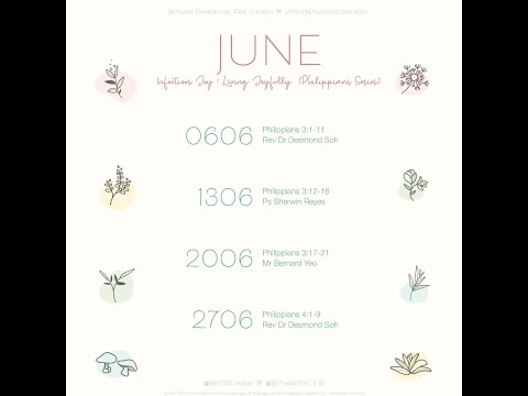 13 Jun 2021 | Infectious Joy: Philippians Series | BEFC