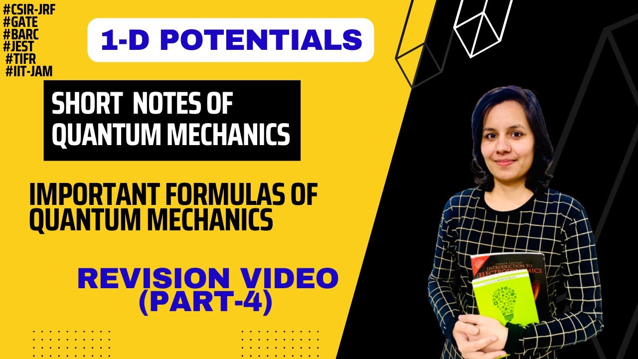 QUANTUM MECHANICS SHORT NOTES visual data 8