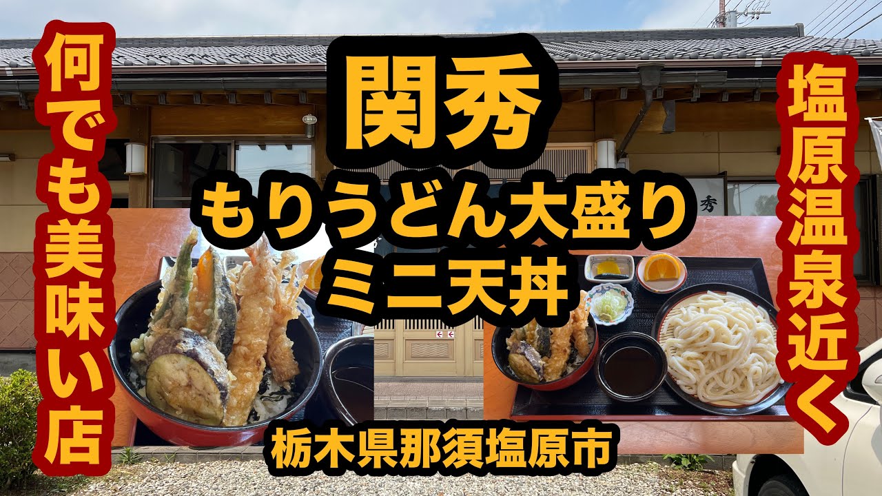 Tochigi Gourmet] Sekishu (Nasushiobara City) Mori Udon Large
