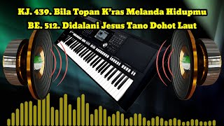 BE 512 Didalani Jesus Tano Dohot Laut Karaoke - KJ 439 Bila Topan K'ras Melanda Hidupmu Lirik