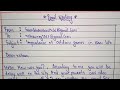 Informal email writing class 10