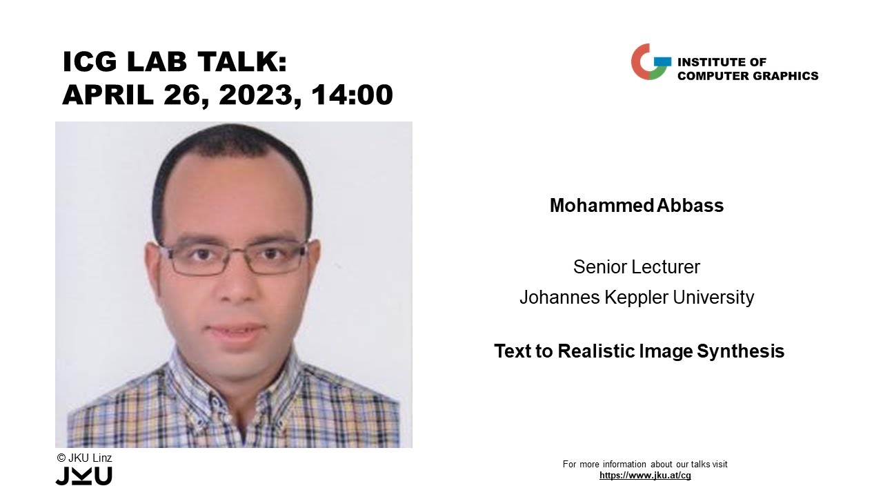 ICG JKU Lab Talk: Mohammed Abbass - YouTube