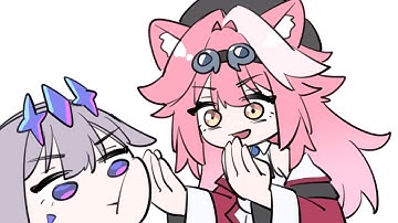Raora explains the hand thing to Biboo [Koseki Bijou Animated]
