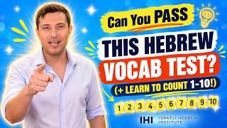 Can You Pass This Hebrew Vocab Test Learn to Count 1-10