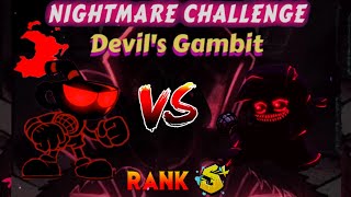 FNF Carnival - Rap Battle (Mobile) NIGHTMARE CHALLENGE "Raging Cuphead" Devil's Gambit S+ All SICK screenshot 4