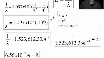 Using the Bohr Rydberg equation on Hydrogen