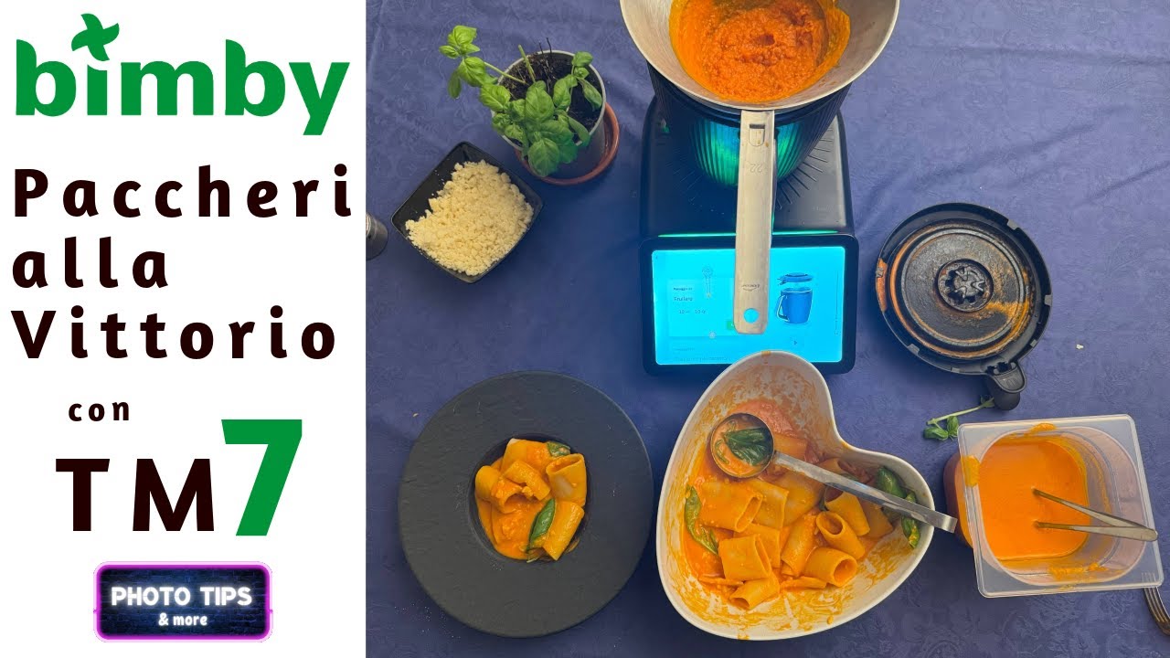 Paccheri alla Vittorio con Bimby TM7: 5 ingredienti, gusto da 3 stelle Michelin