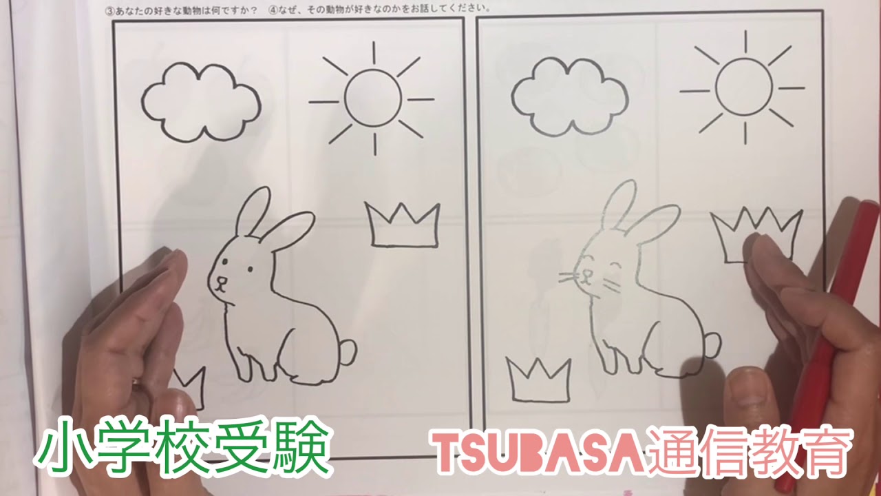 同図形発見を確実にお家で指導する方法 小学校受験 - YouTube