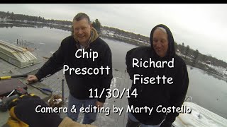 Winterizing the docks at 203 MLD 11-30-14
