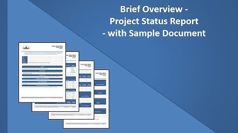 SDLCforms Project Status Report Form