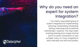 What Is System Integration - Datacipher