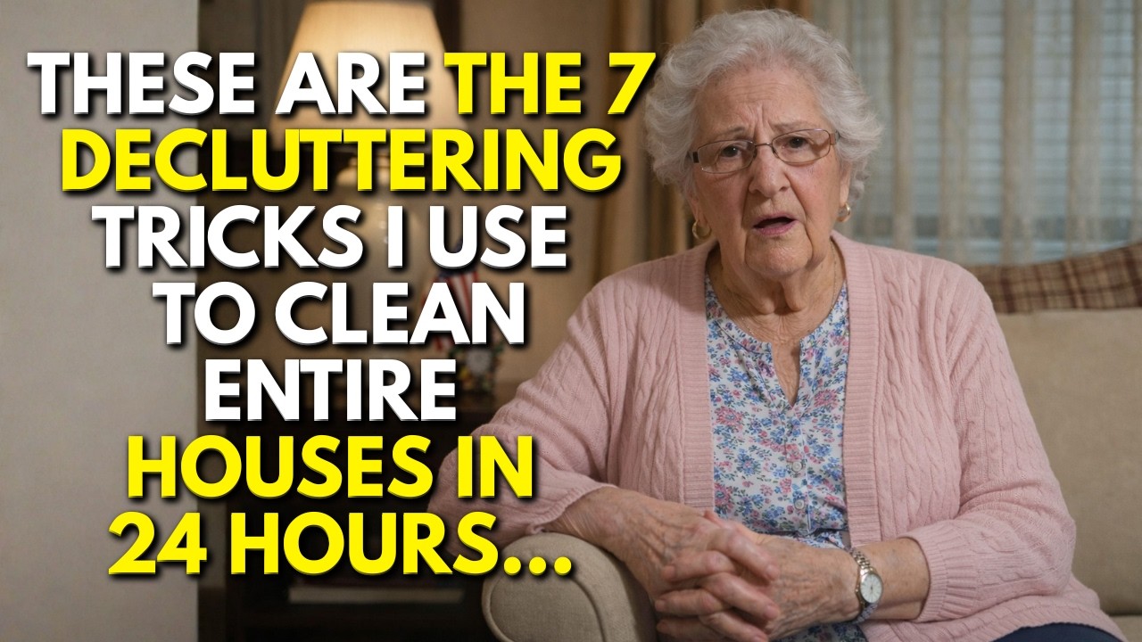 I'm 83 Years Old. These are the 7 Decluttering Tricks I Use to Clean Entire Houses in 24 Hours...