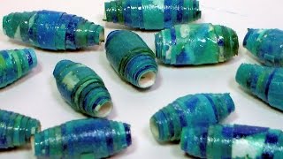 Bad Art Paper Beads {crafty save!}