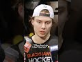 Cap having some fun during media