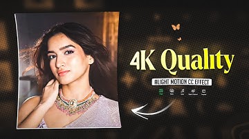 4K HDR CC Quality Video Edit | How To make Hdr Cc In Alight Motion ⚡