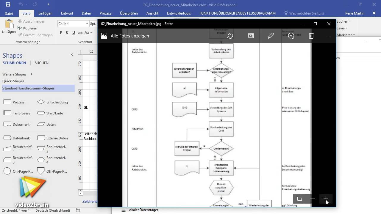 Visio 16 Grundlagen Tutorial Zeichnungen Exportieren Video2brain Com Youtube