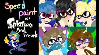 [Speedpaint] - Splatoon-ified! - Splatoon Inklings