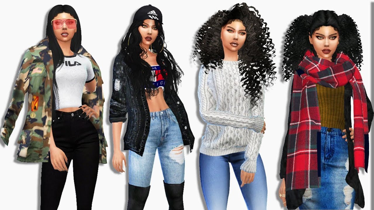 The Sims 4 Fallautumn Lookbook Create A Sim Simstagramqueen