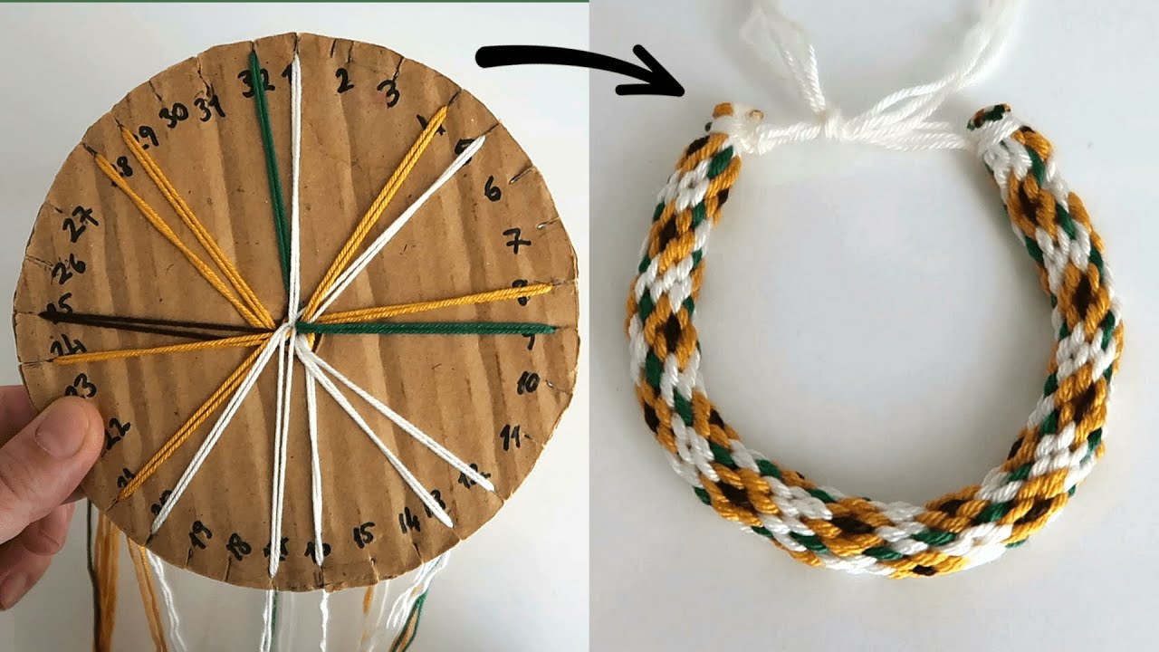 😍 Браслет из ниток, который может сделать каждый — браслет кумихимо — своими руками