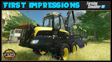 First Look At Logging In The New Farming Simulator 2022 - FDR Logging