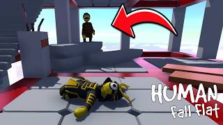 Samurai Minions Gang Beasts Fight At Construction Site In Human Fall Flat