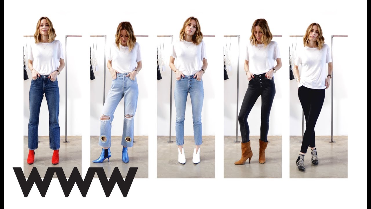 flydende at retfærdiggøre prioritet Anine Bing Showcases 5 Ways to Style Boots and Jeans | Who What Wear -  YouTube