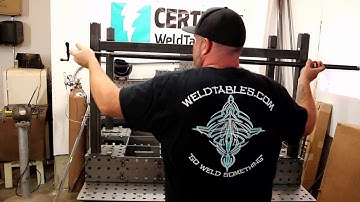 CertiFlat FabRack Leg Kit Assembly Instructions